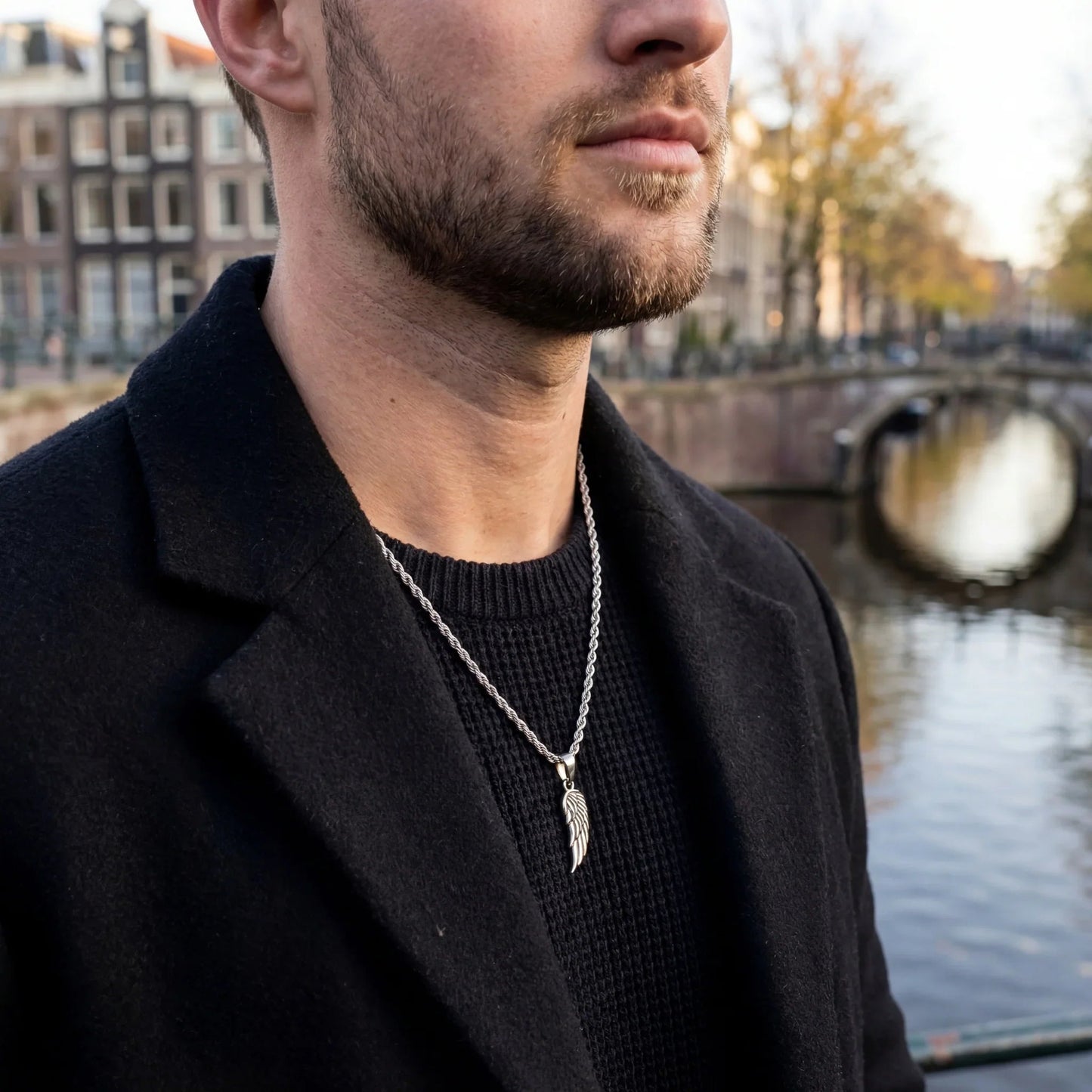 Small Wing Pendant (Silver)