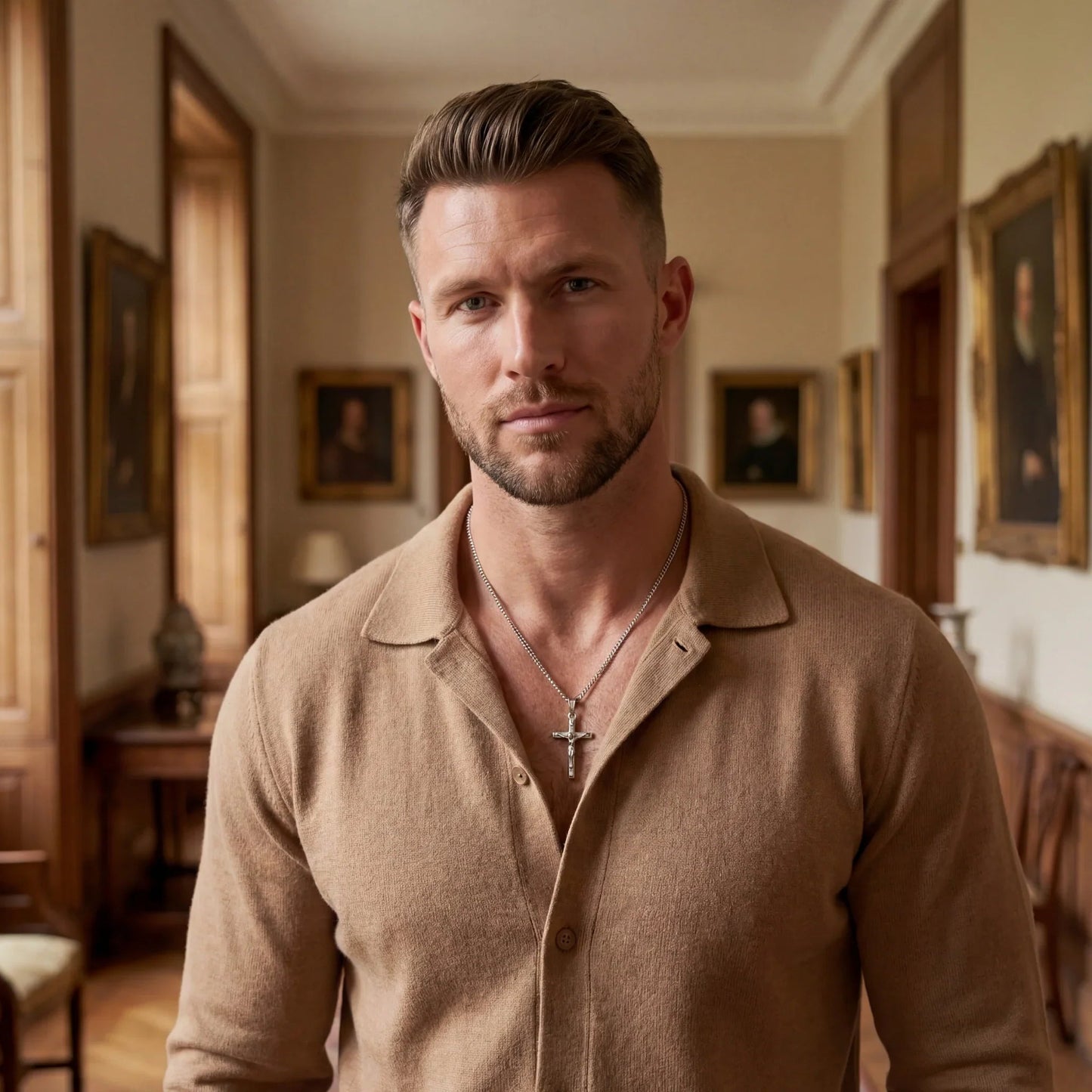 Small Cross Pendant (Silver)