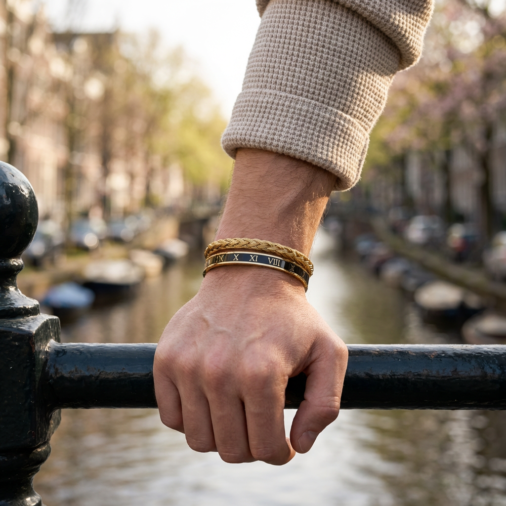 Wire x Rome Set schwarz (gold)