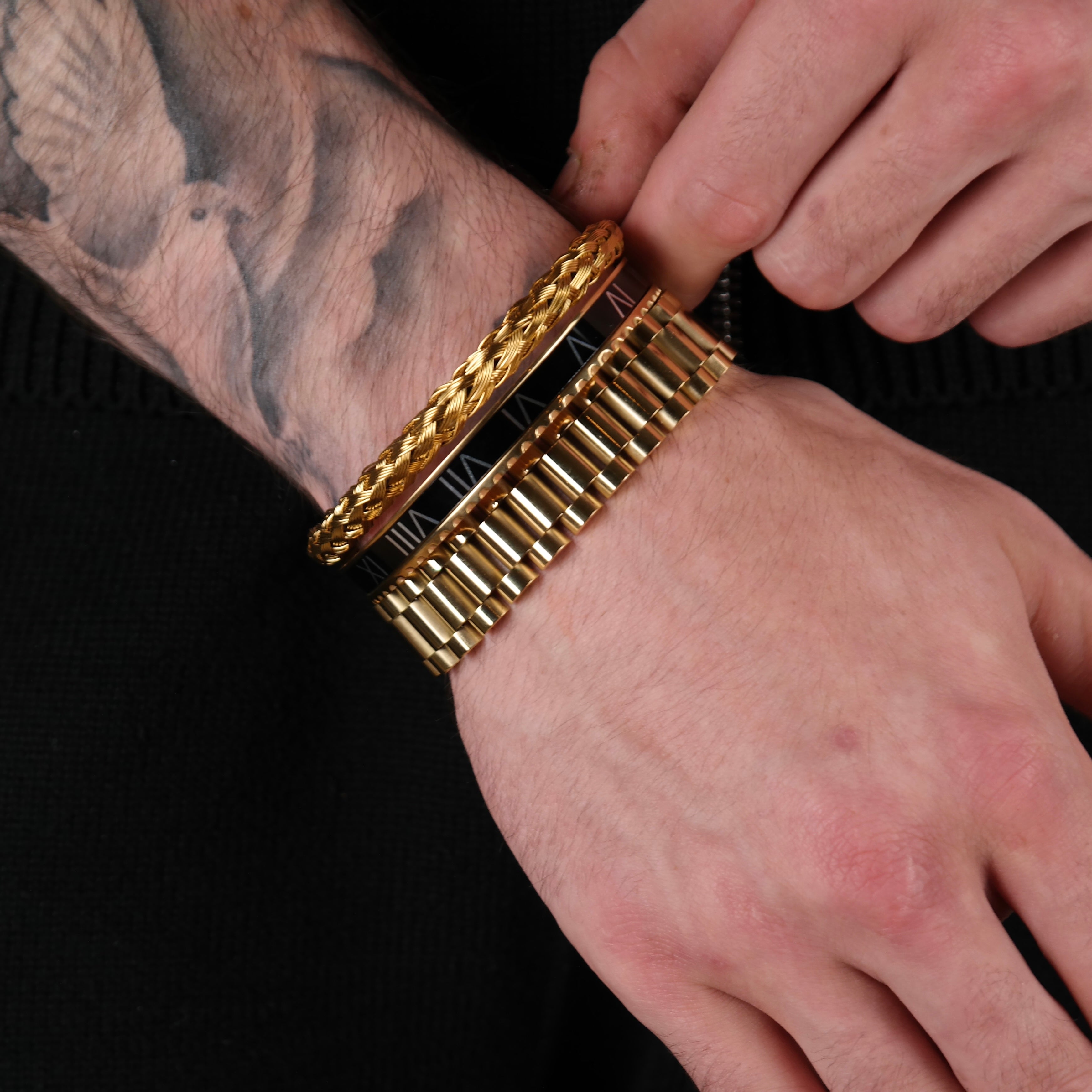 Wire x rome set black (gold)