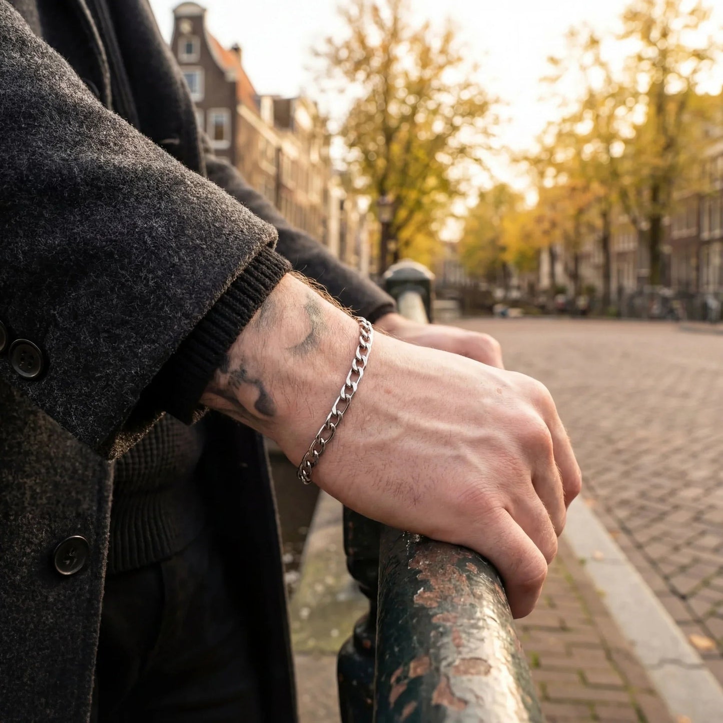 Figaro Bracelet 5MM (silver)