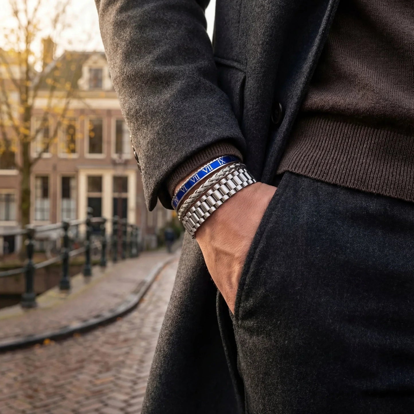 Rolex set blue (silver)