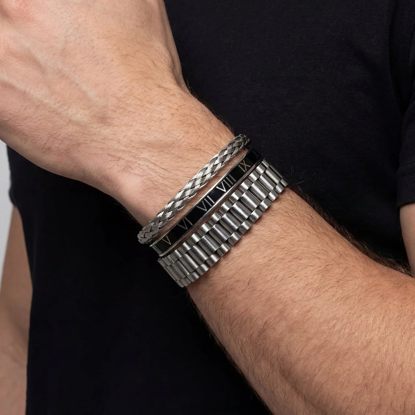 Rolex set black (silver)