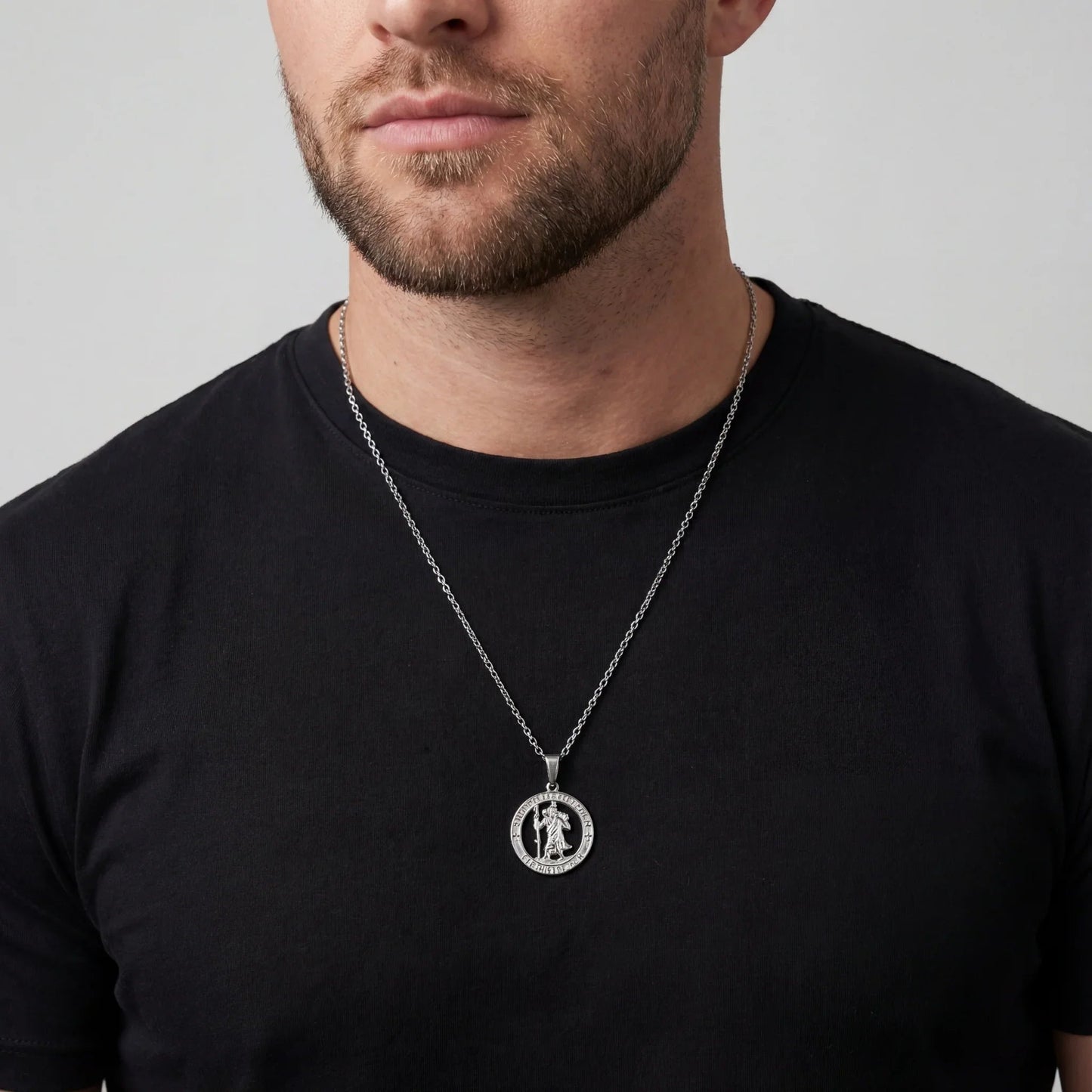 Saint Christopher Pendant (Silver)