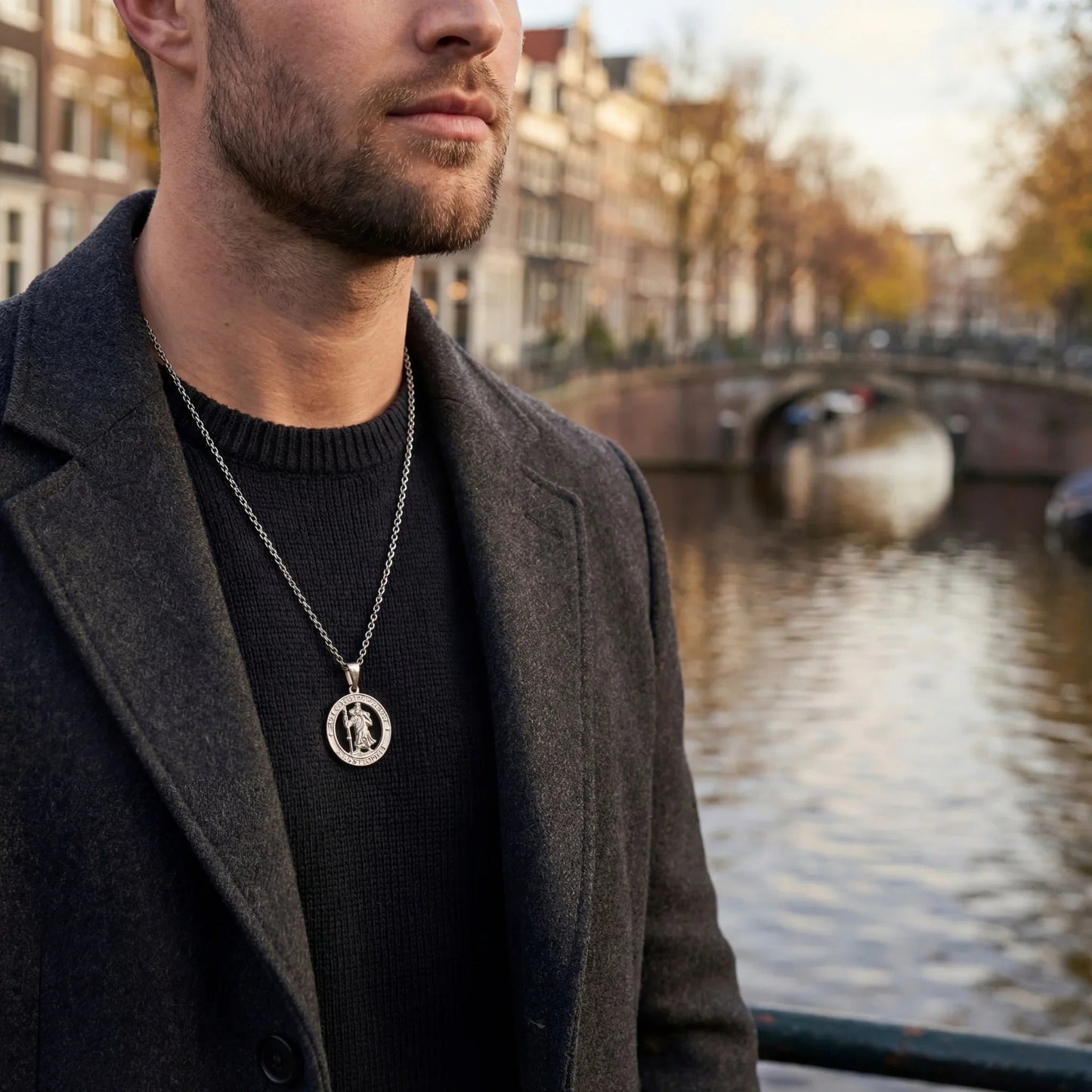 Saint Christopher Pendant (Silver)