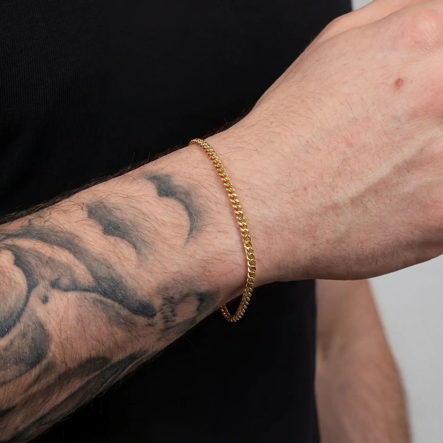 cuban Bracelet 2MM (gold)