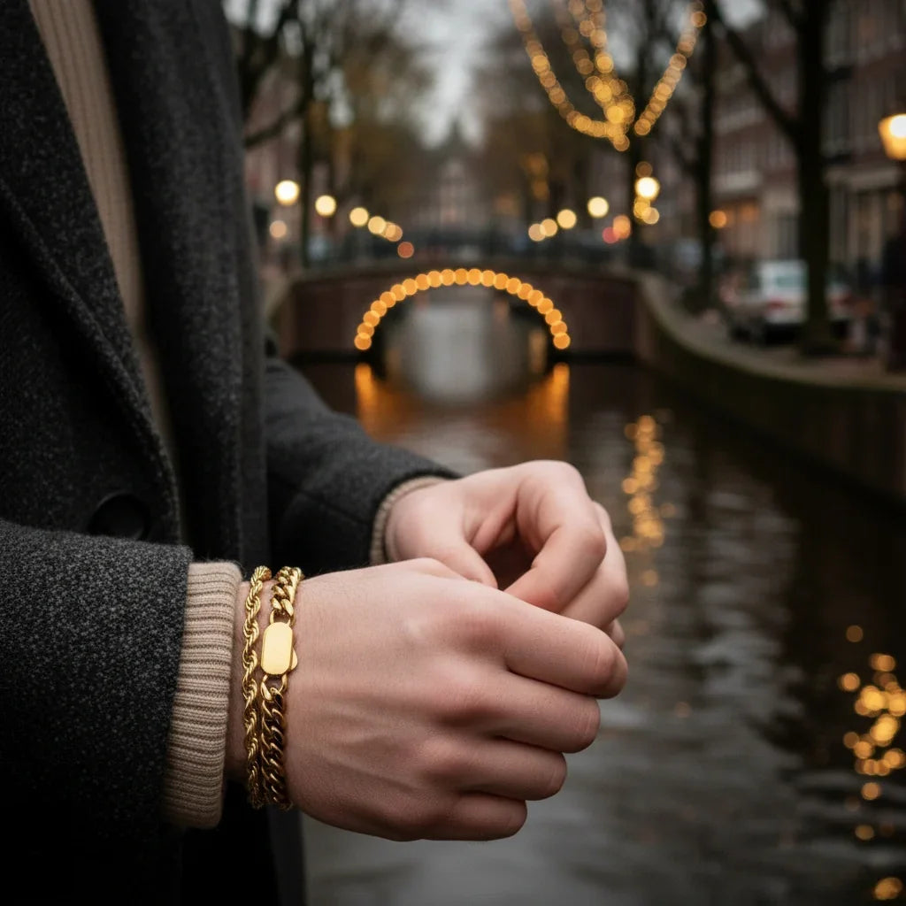 cuban Bracelet 8MM (gold)