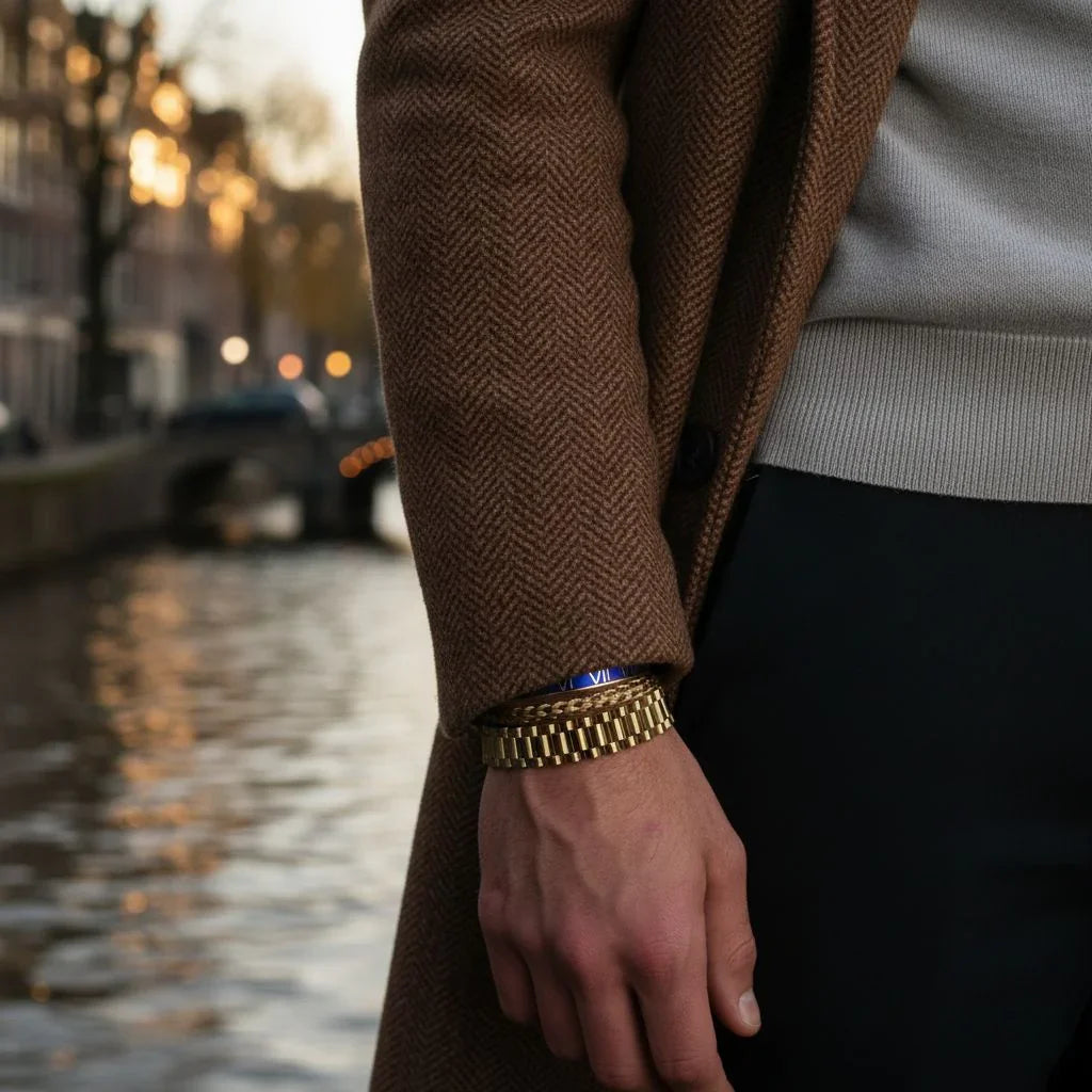 Rolex set blue (gold)