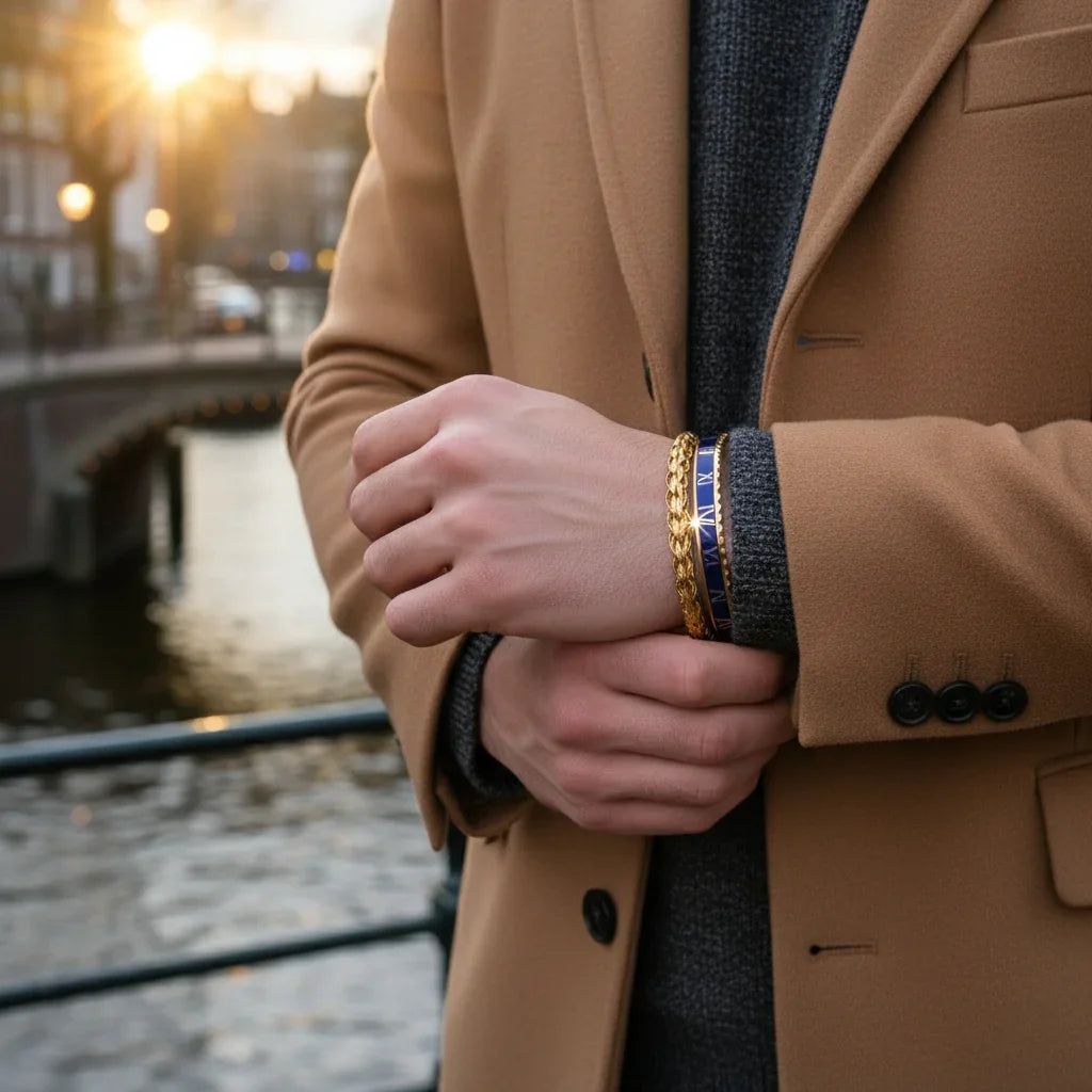 Wire x rome set blue (gold)