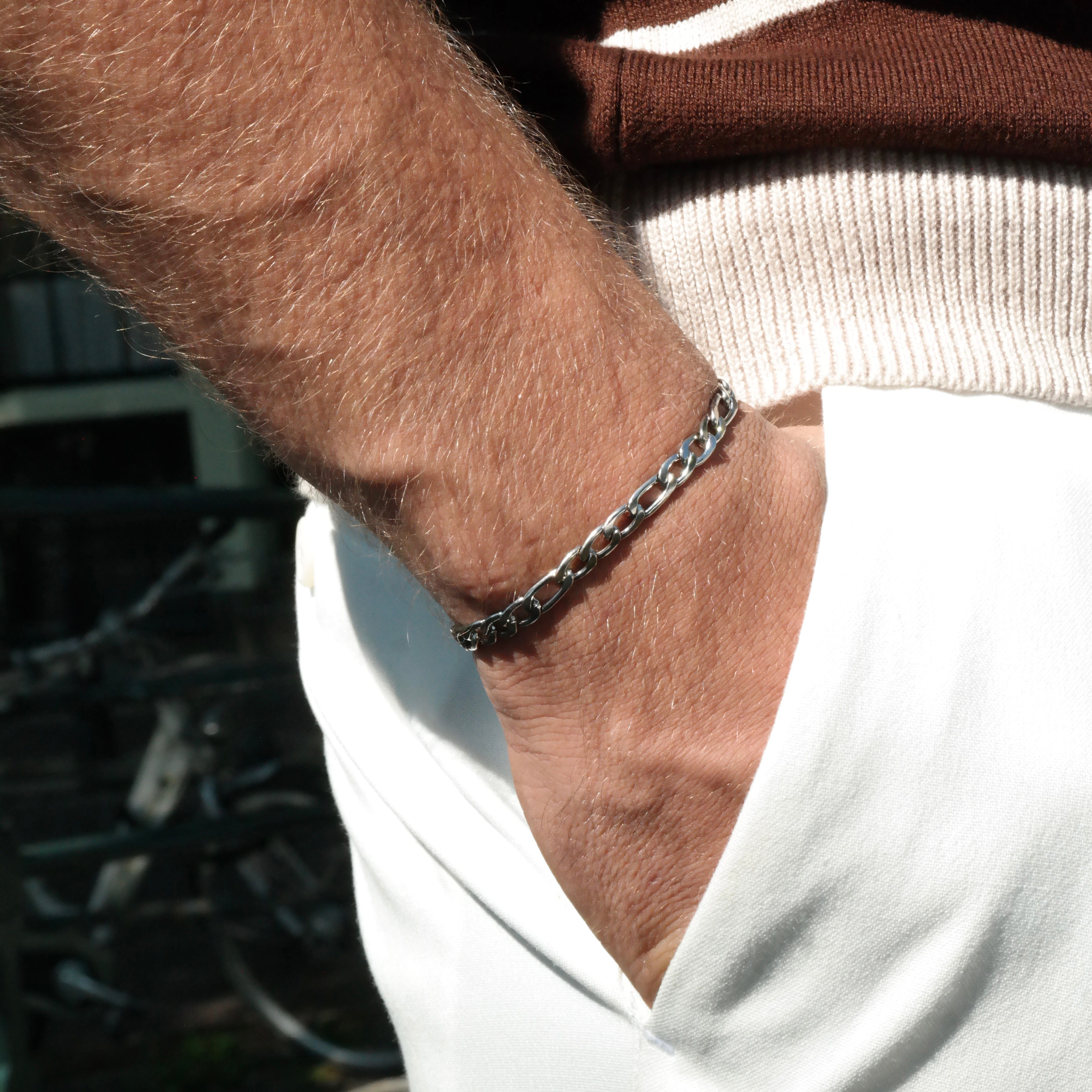 Figaro Bracelet 5MM (silver)