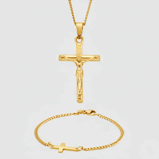 Cross set (gold)