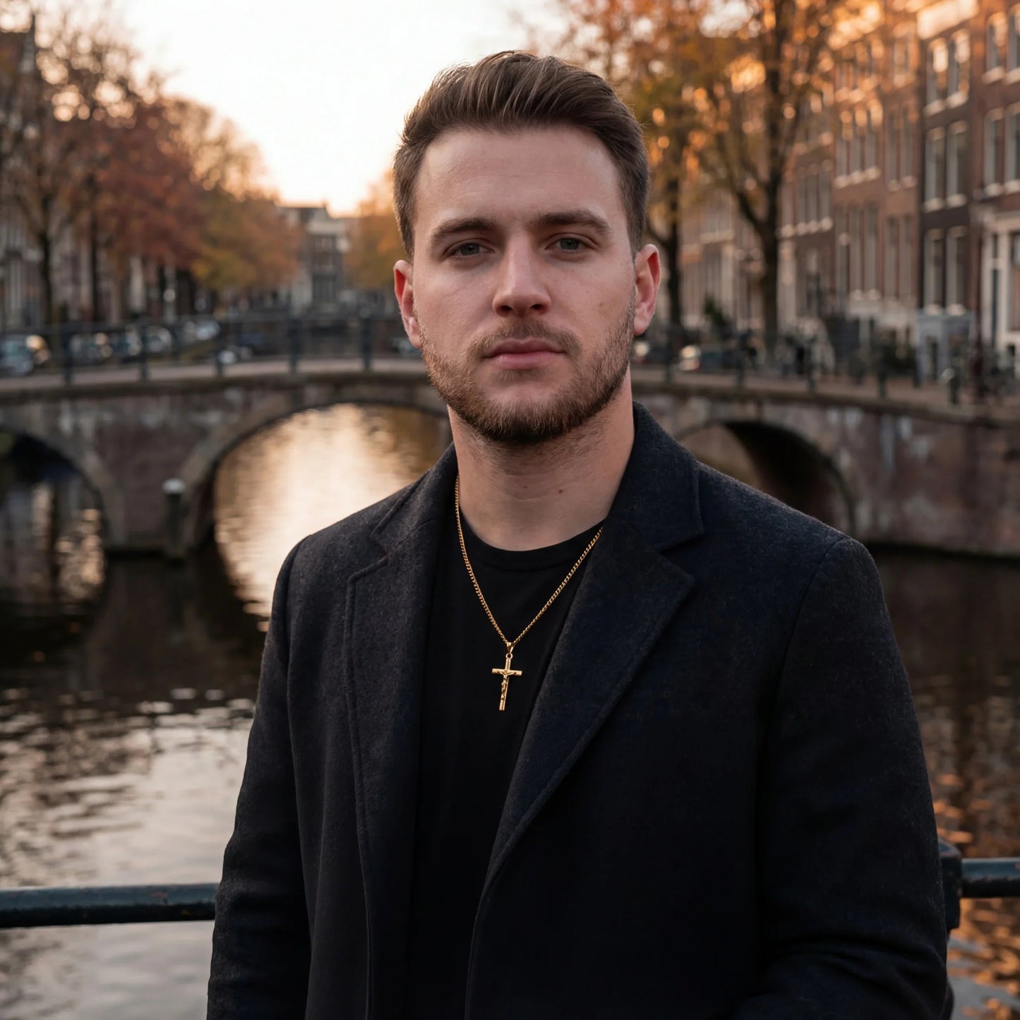 Small Cross Pendant (Gold)