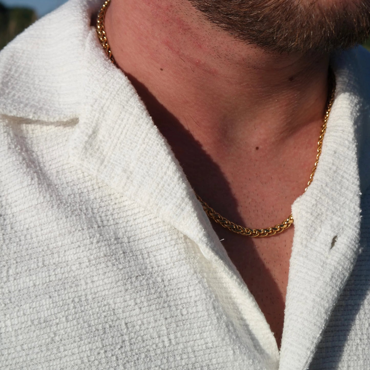 Wheat Chain 5MM (goud)