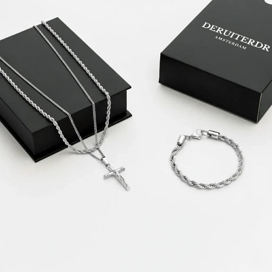Cross gift set (silver)