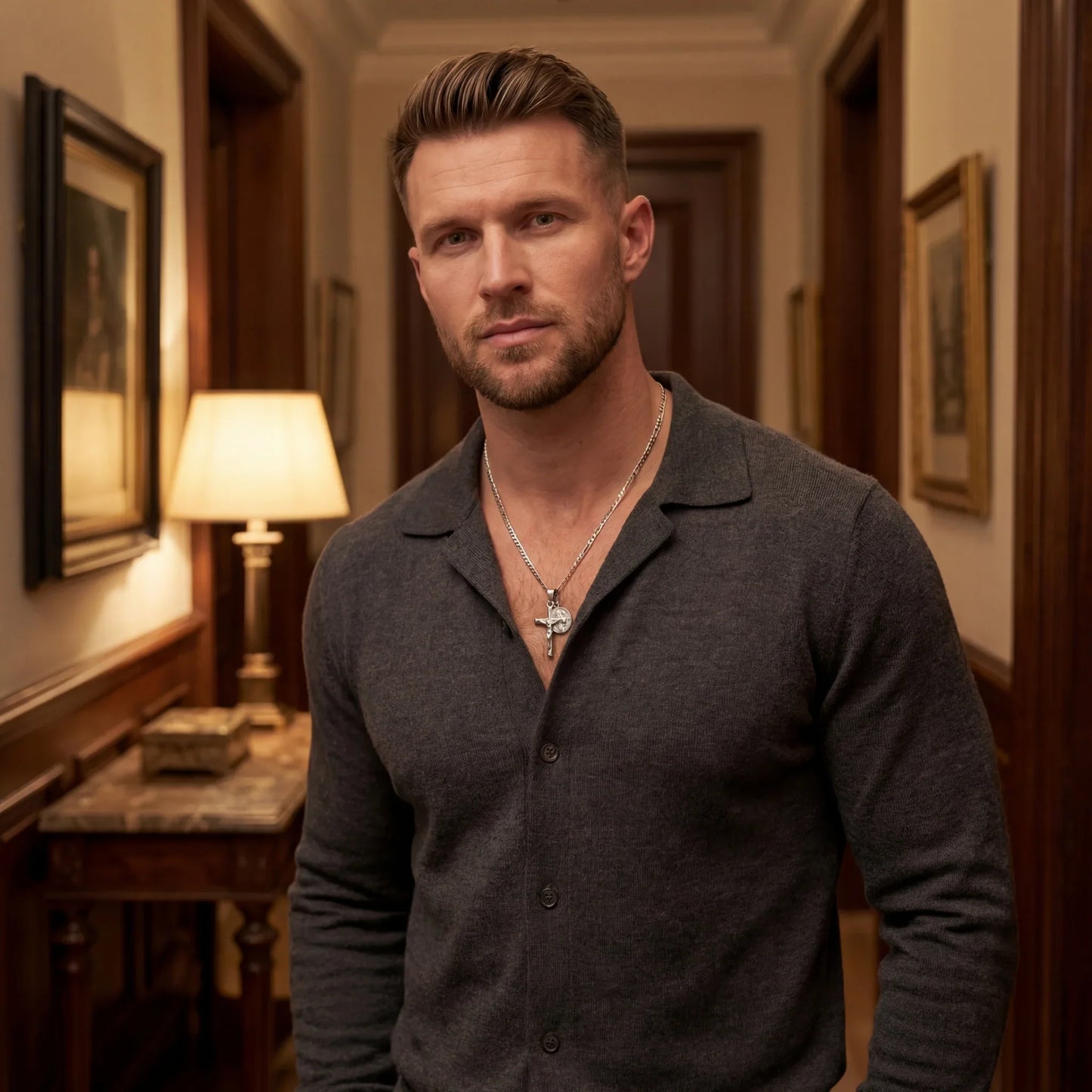 Cross & Mary (silver)