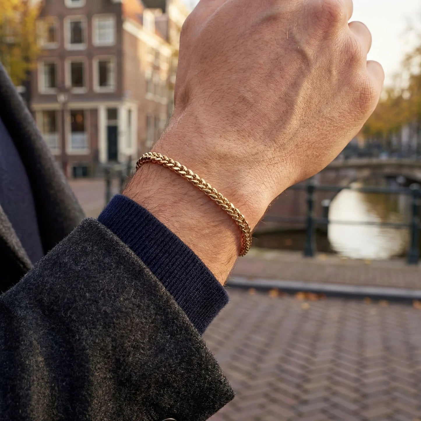 Franco Bracelet 3MM (gold)