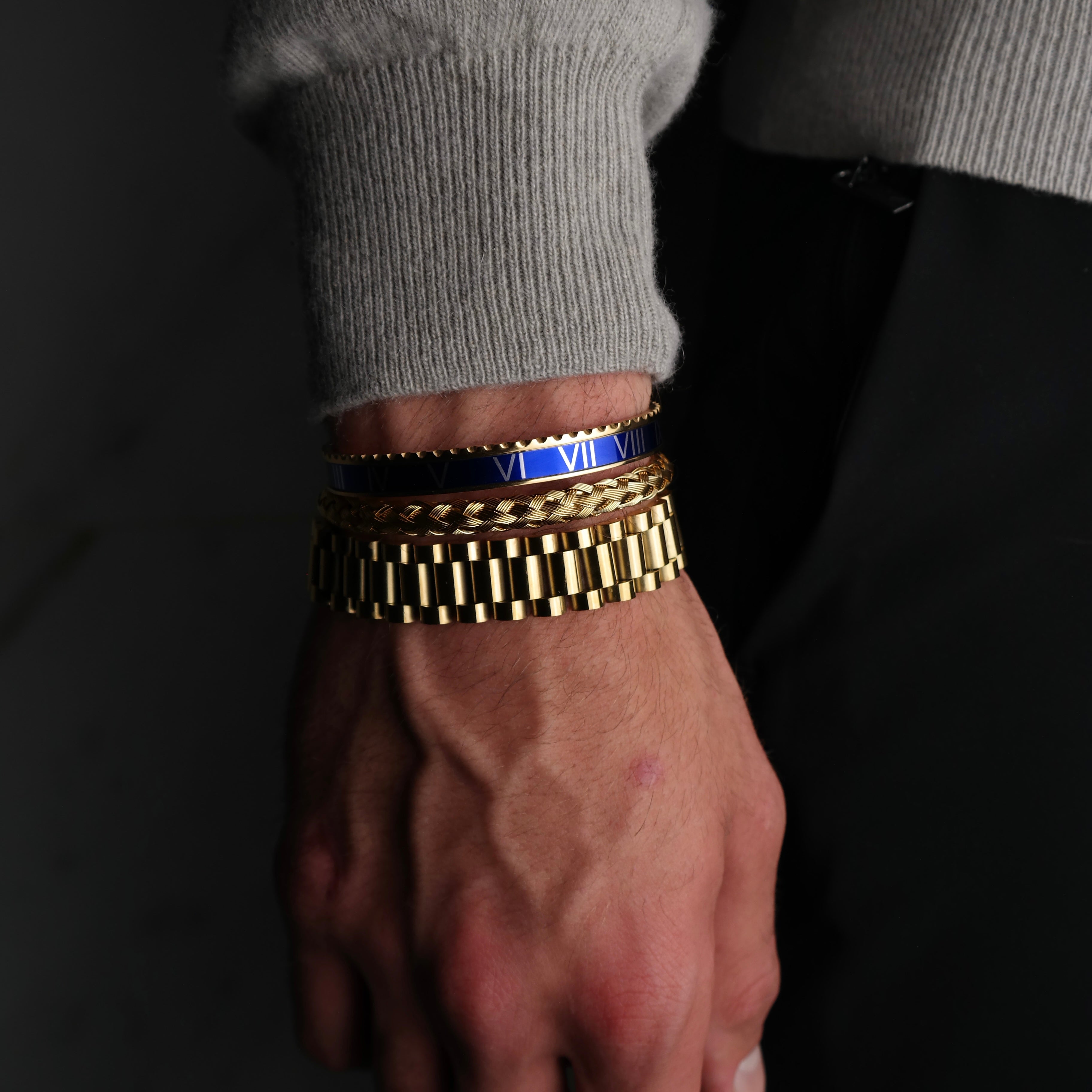Rolex set blue (gold)