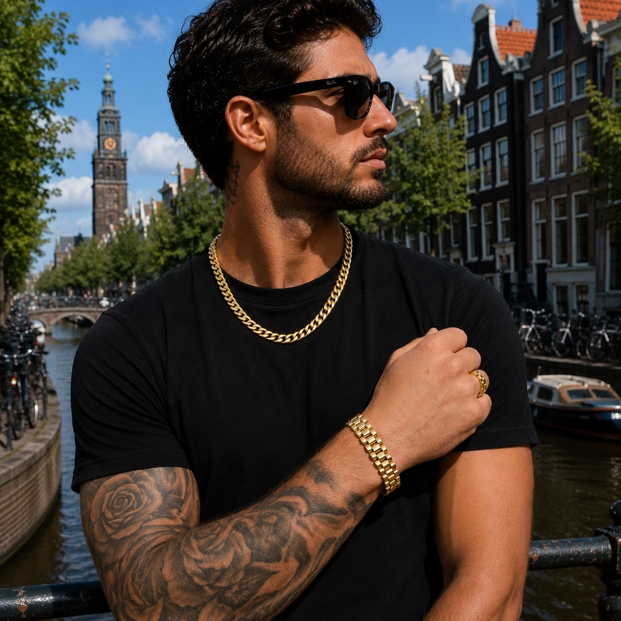 Rolex set Cuban (Gold)