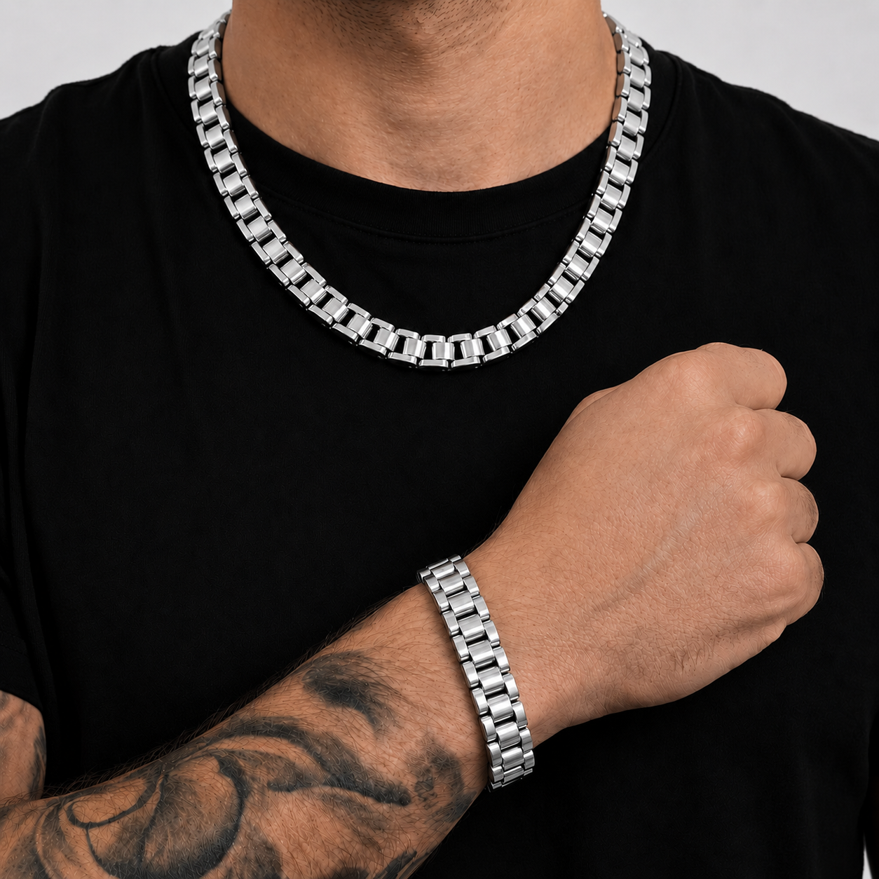 Rolex Chain set (silver)
