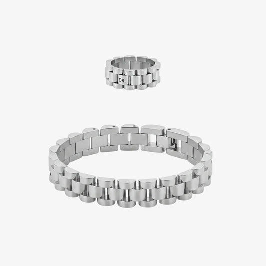 Rolex Ring set (silver)
