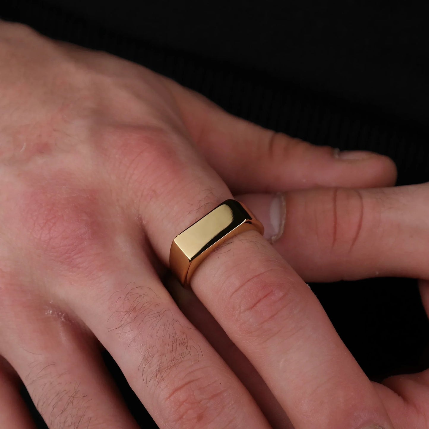Rectangle Signet Ring (gold)