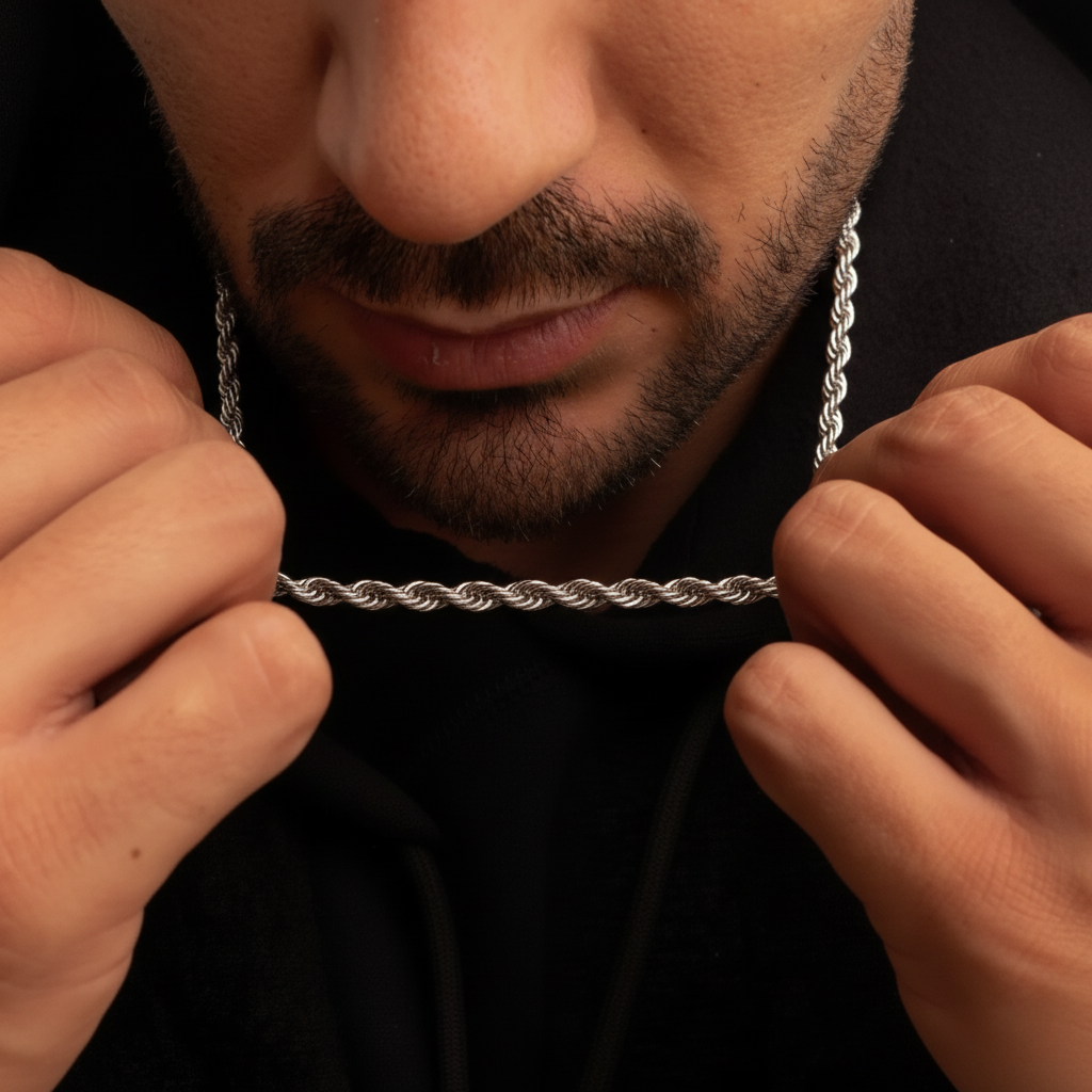 Rope Chain 5MM (Silver)