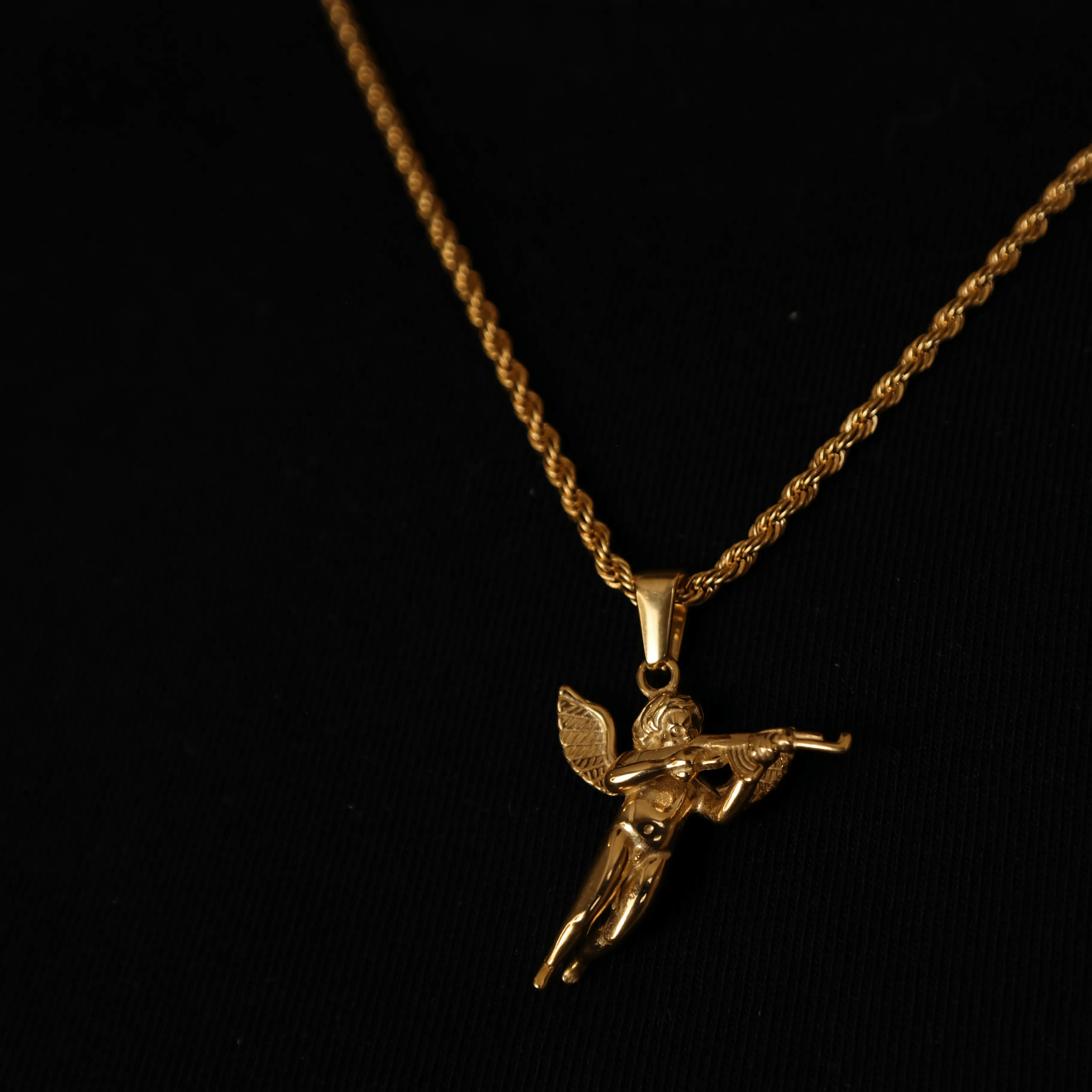 Angel Pendant (gold) - DeRuiterDR.