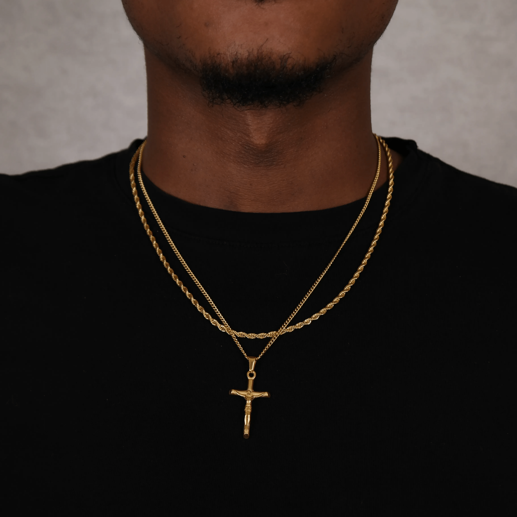 cross x rope (gold) - DeRuiterDR.