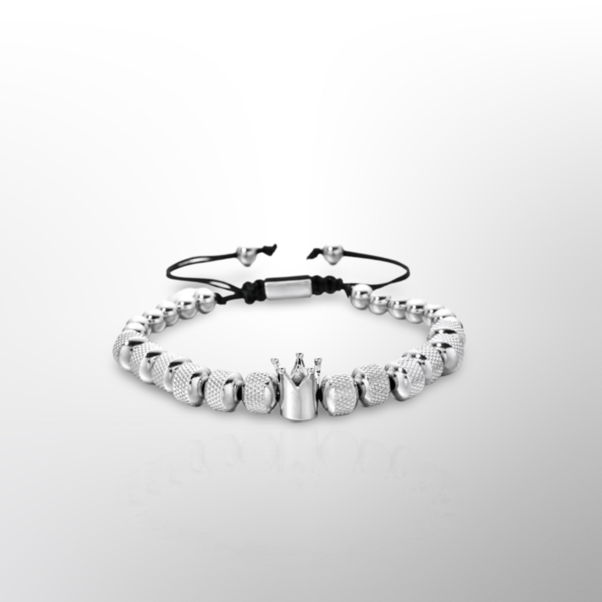 Crown Bracelet (White Gold) - DeRuiterDR.