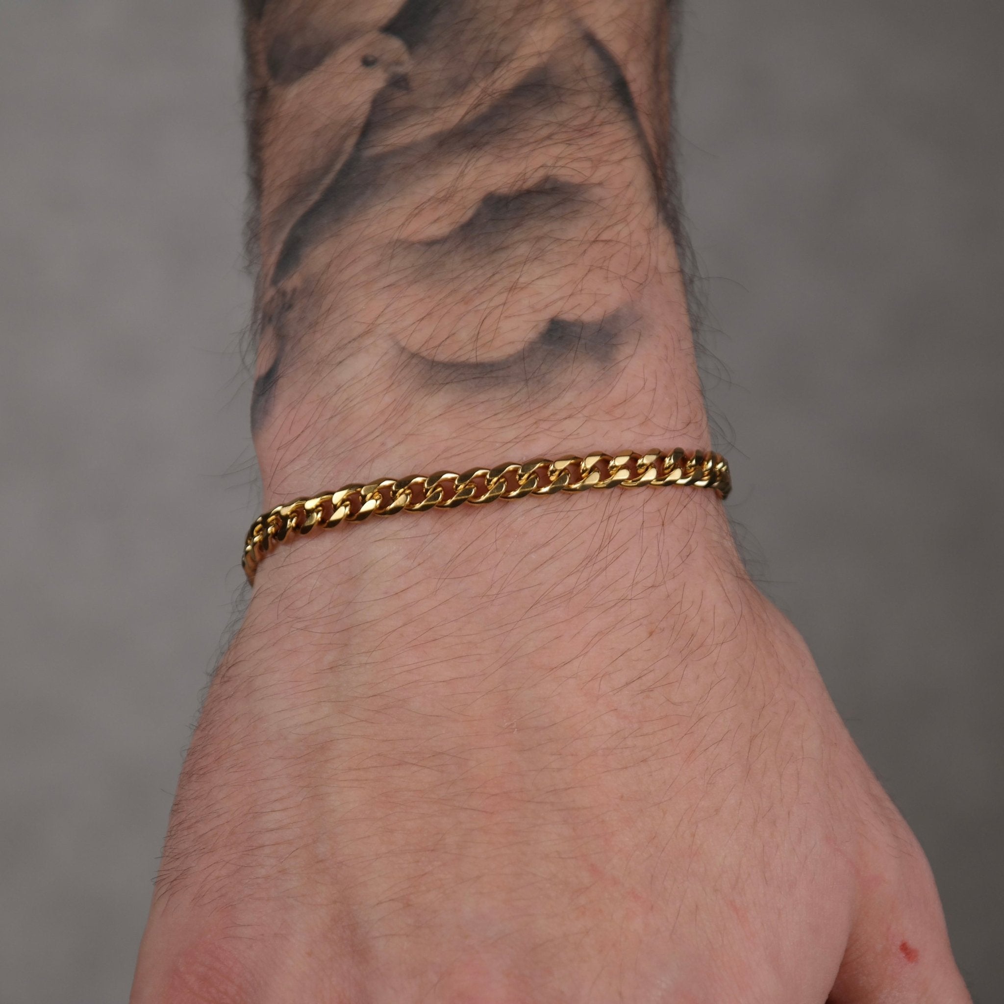 cuban Bracelet 5MM (gold) - DeRuiterDR.