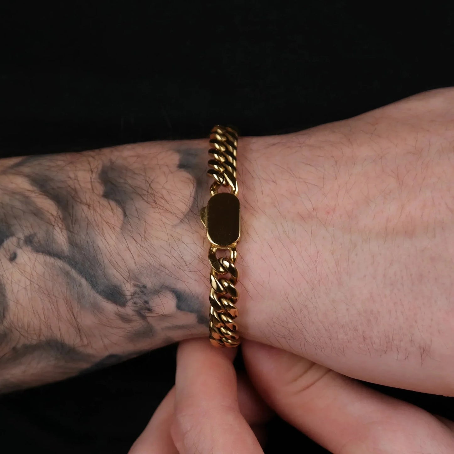 cuban Bracelet 8MM (gold)