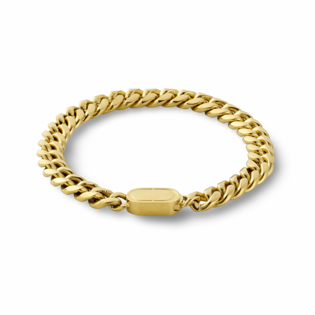 cuban Bracelet 8MM (gold) - DeRuiterDR.