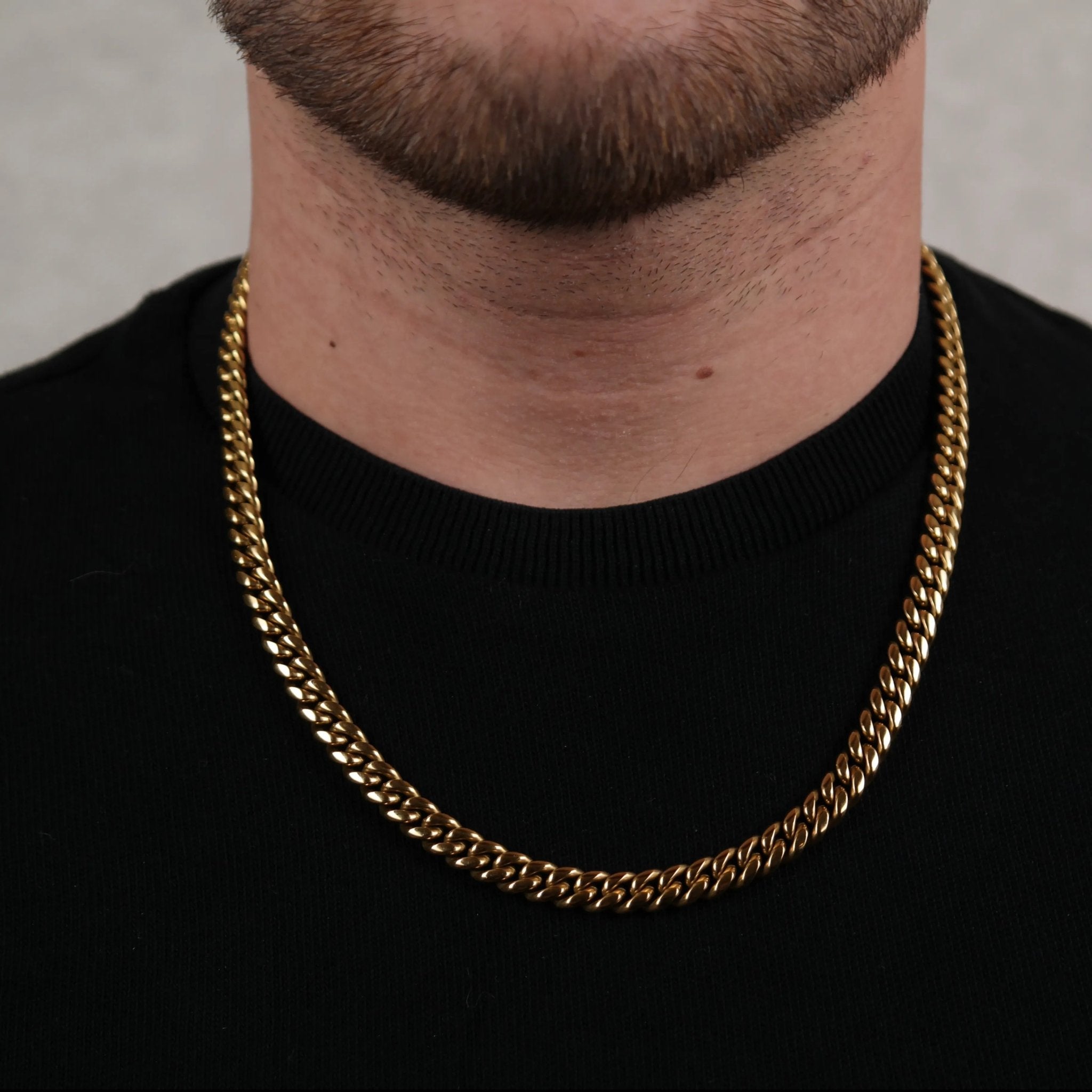 Cuban Chain 8MM (Gold) - DeRuiterDR.