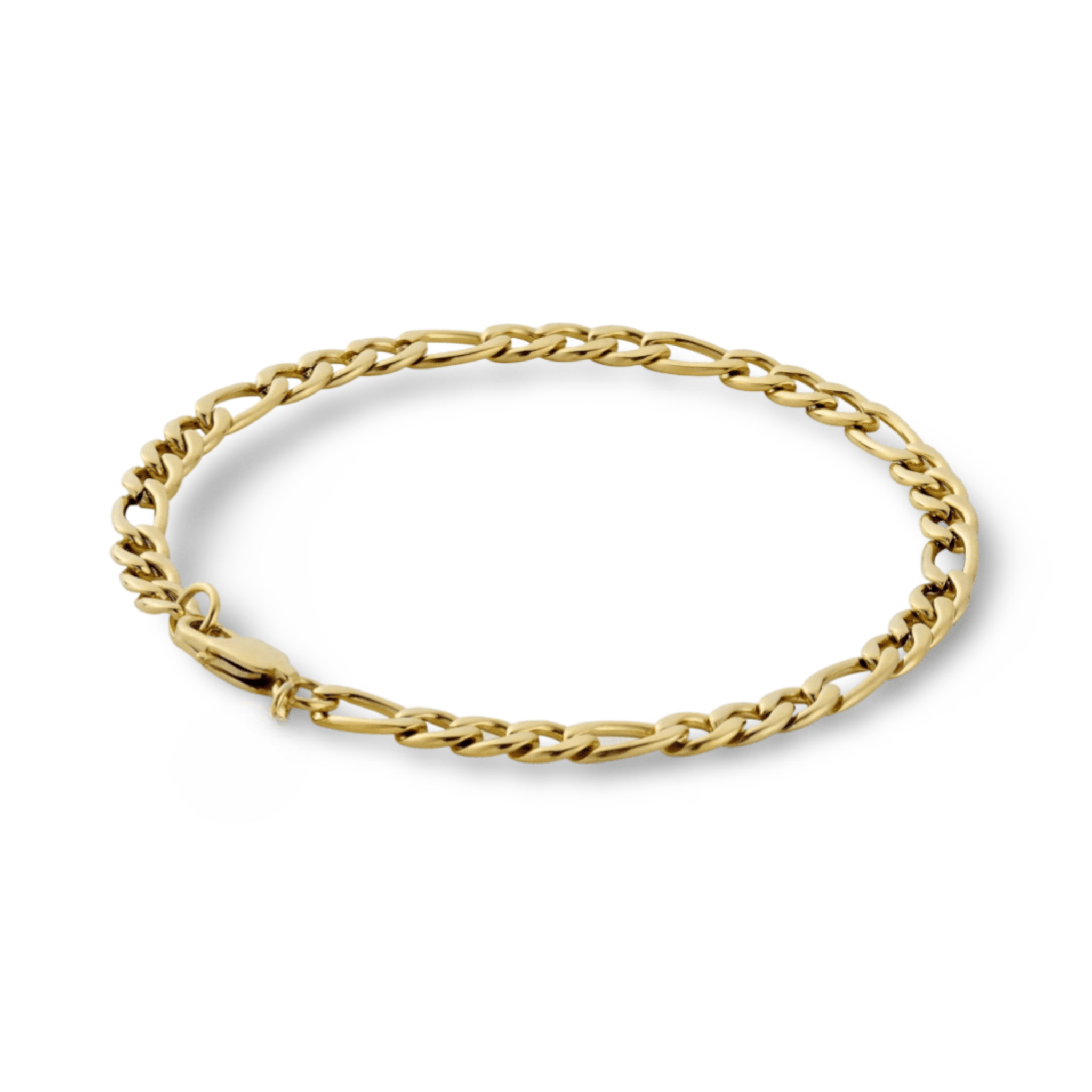 Figaro Bracelet 5MM (gold) - DeRuiterDR.