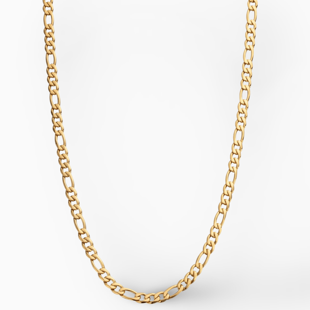 Figaro Chain 5MM (Gold) - DeRuiterDR.