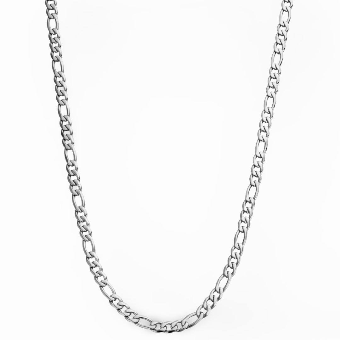 Figaro Chain 5MM (silver) - DeRuiterDR.