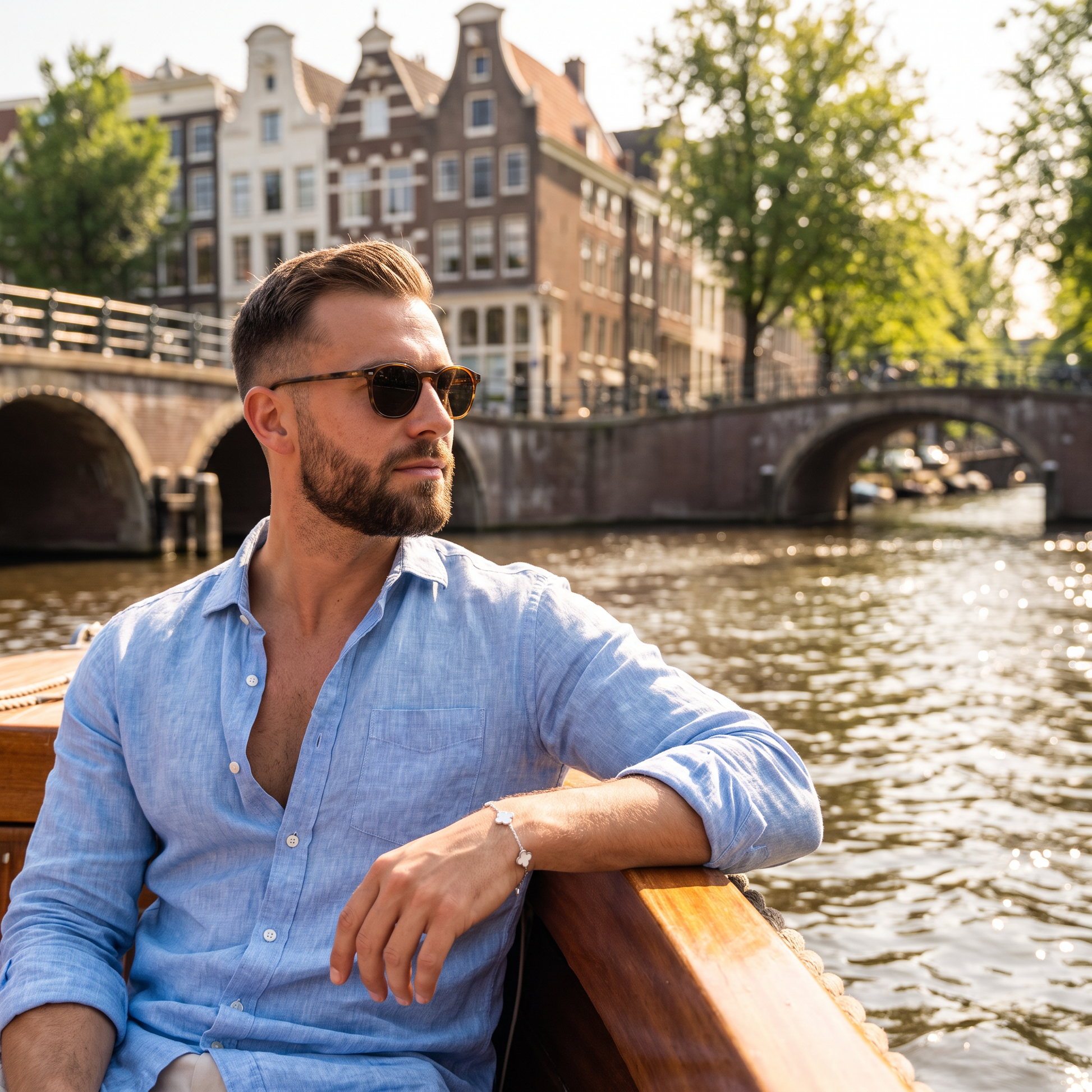 Fortuna Klaver wit zilver - lifestyle