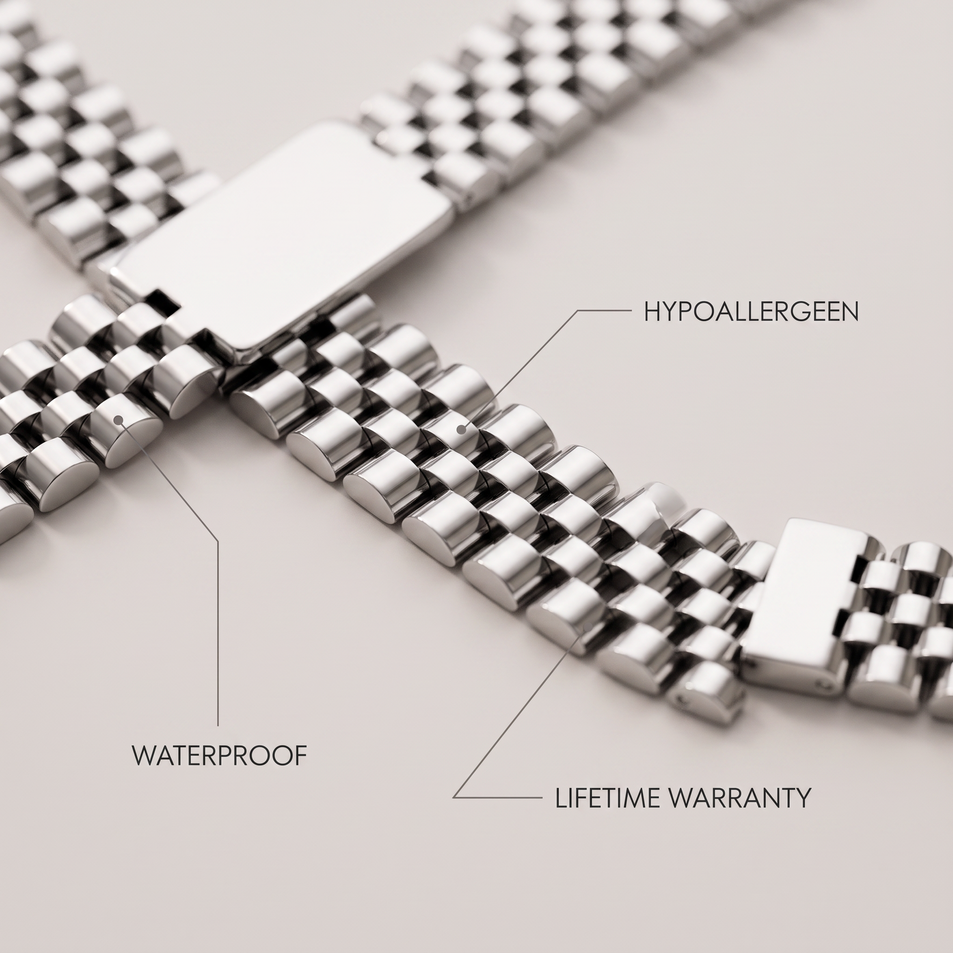 Rolex Chain Jubilee silver - kwaliteit