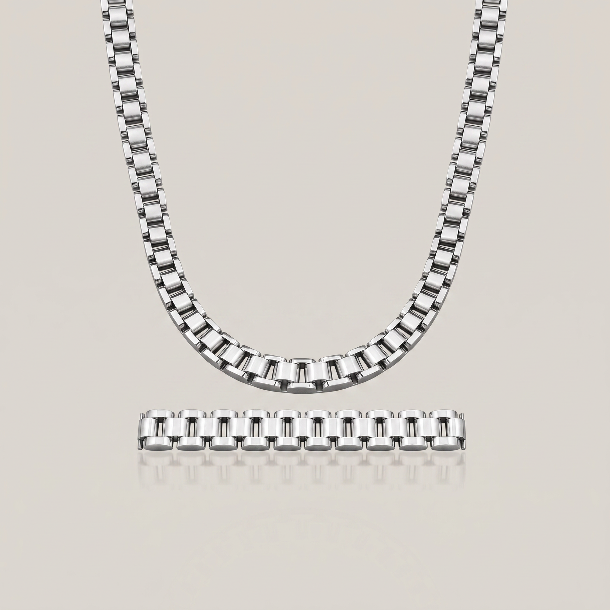 Rolex Chain set silver - studio