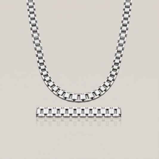 Rolex Chain set silver - studio
