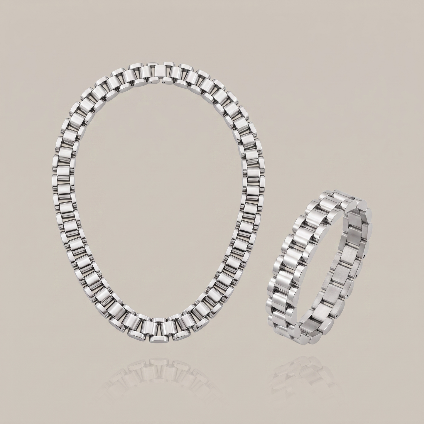 Rolex Chain set Ring silver - studio