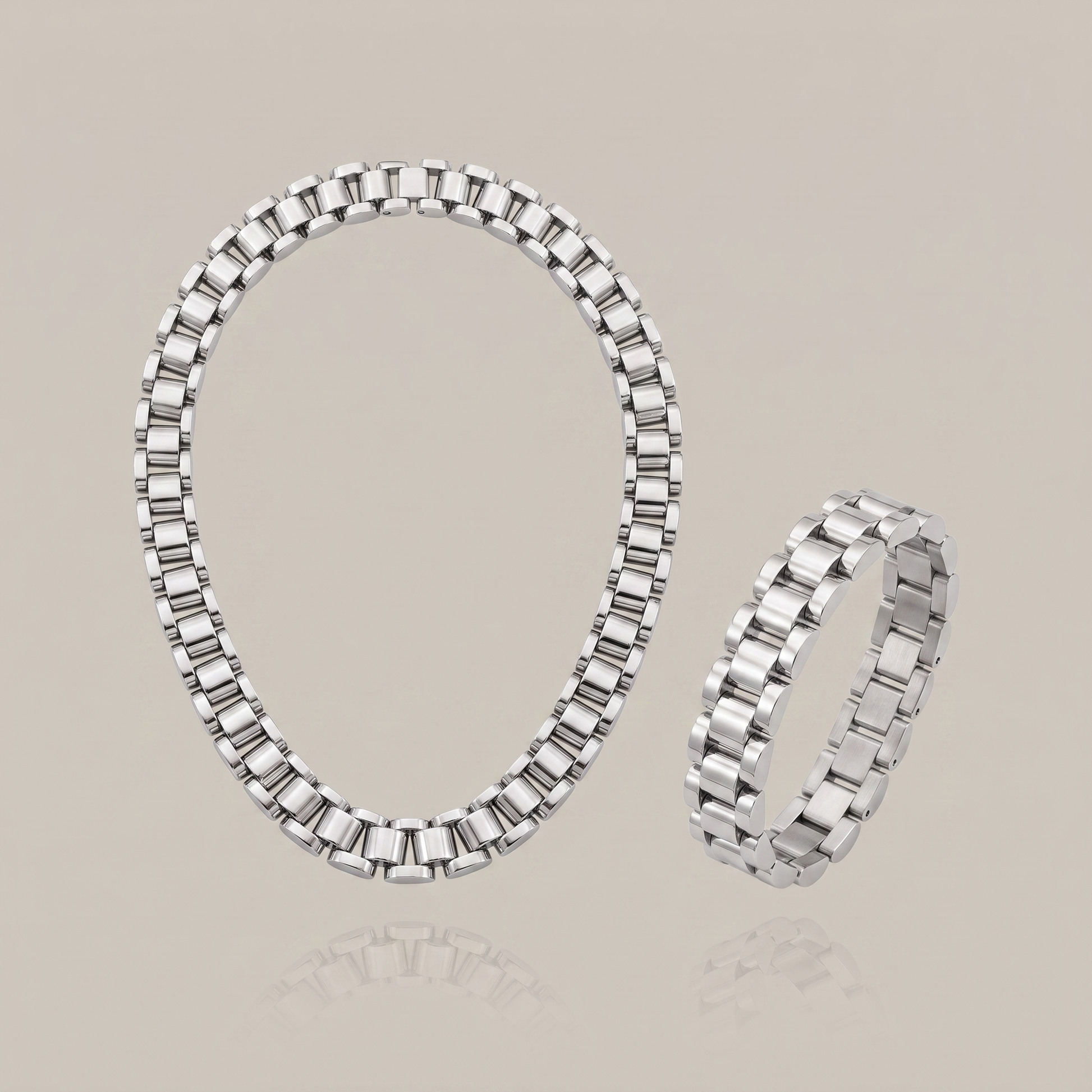 Rolex Chain set Ring silver - studio