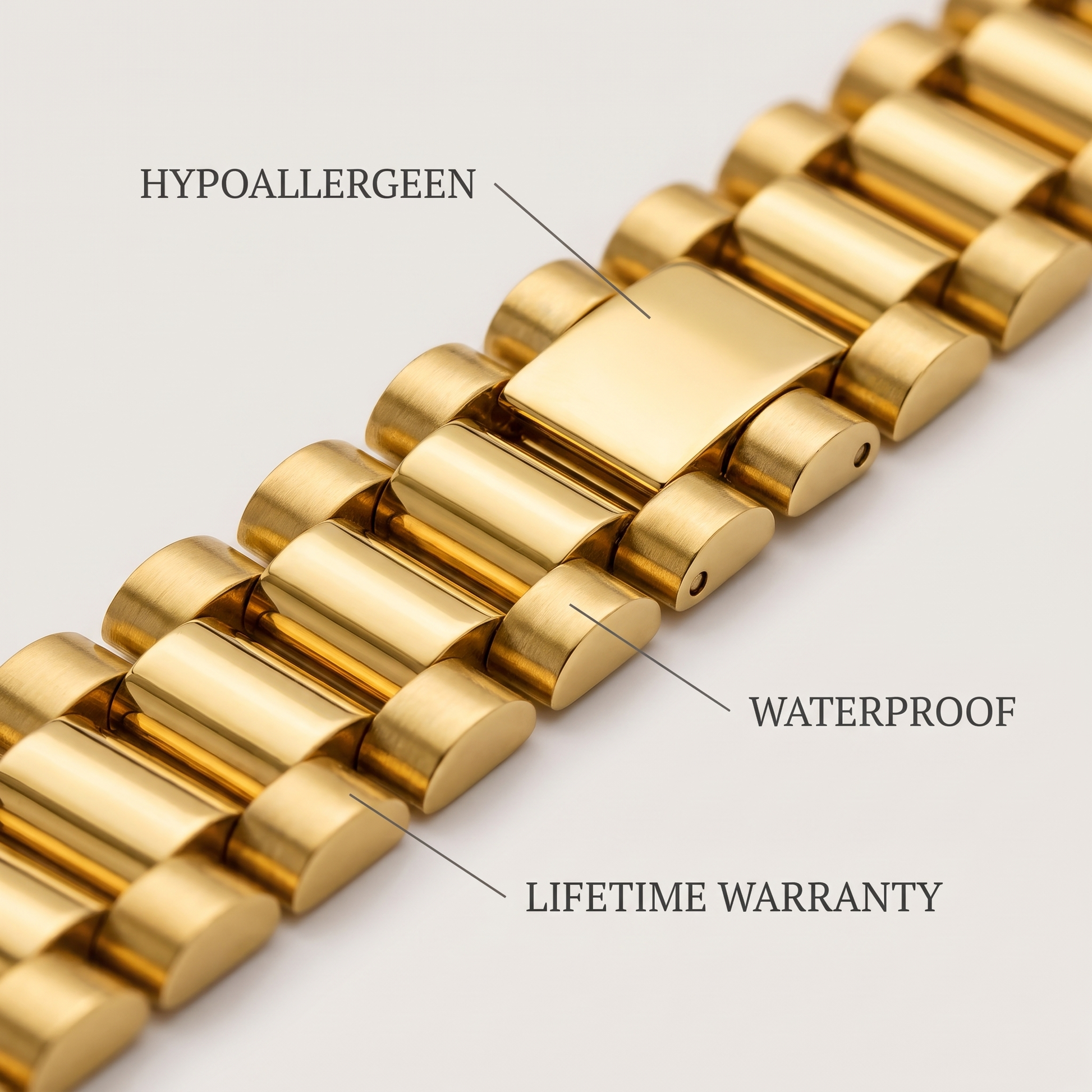 Rolex Chain set Ring goud - kwaliteit