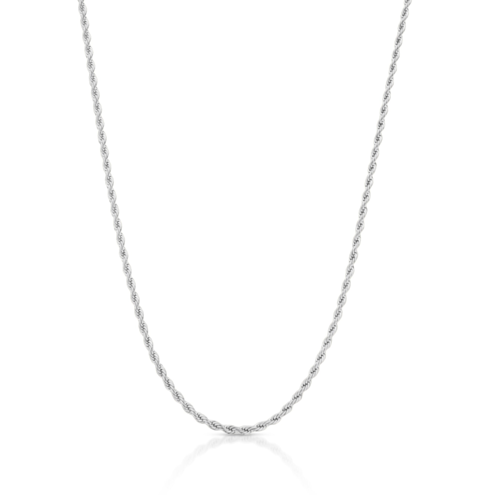 Rope Chain 3MM (Silver) - DeRuiterDR.