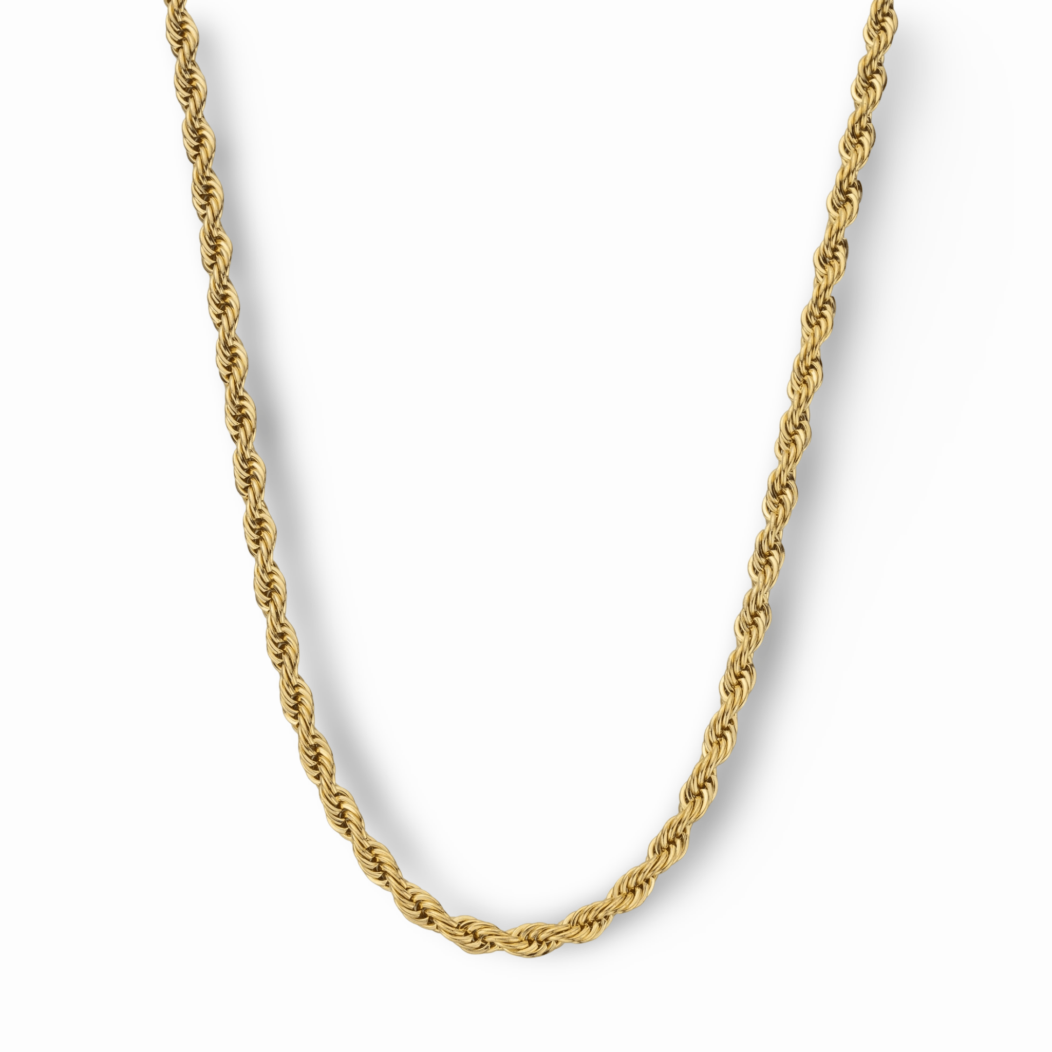 Rope Chain 5MM (Gold) - DeRuiterDR.