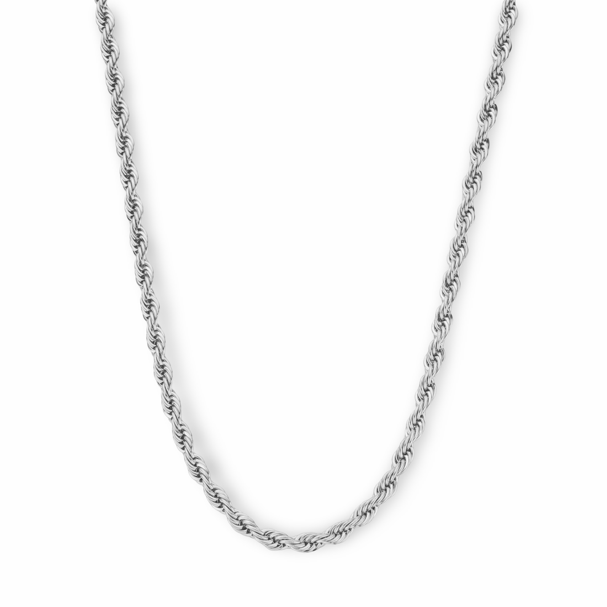 Rope Chain 5MM (Silver) - DeRuiterDR.