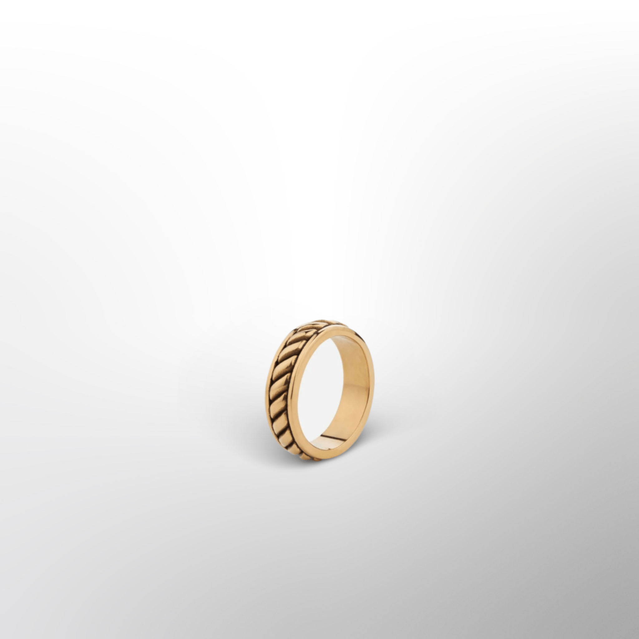 rope ring (gold) - DeRuiterDR.