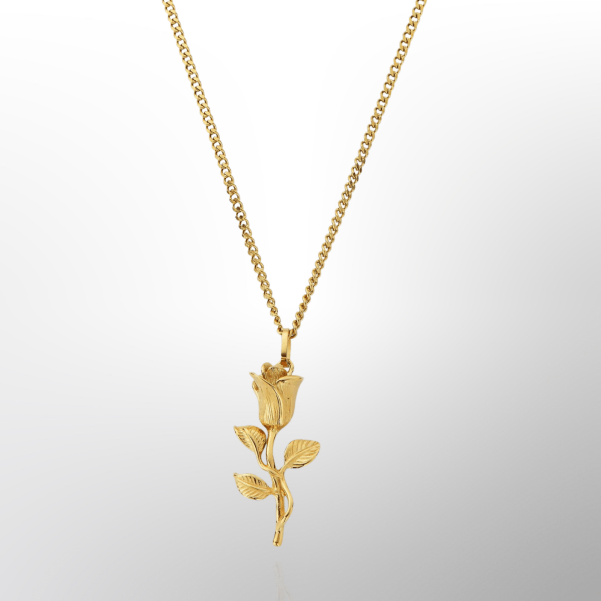 Rose Pendant (18K Gold) - DeRuiterDR.