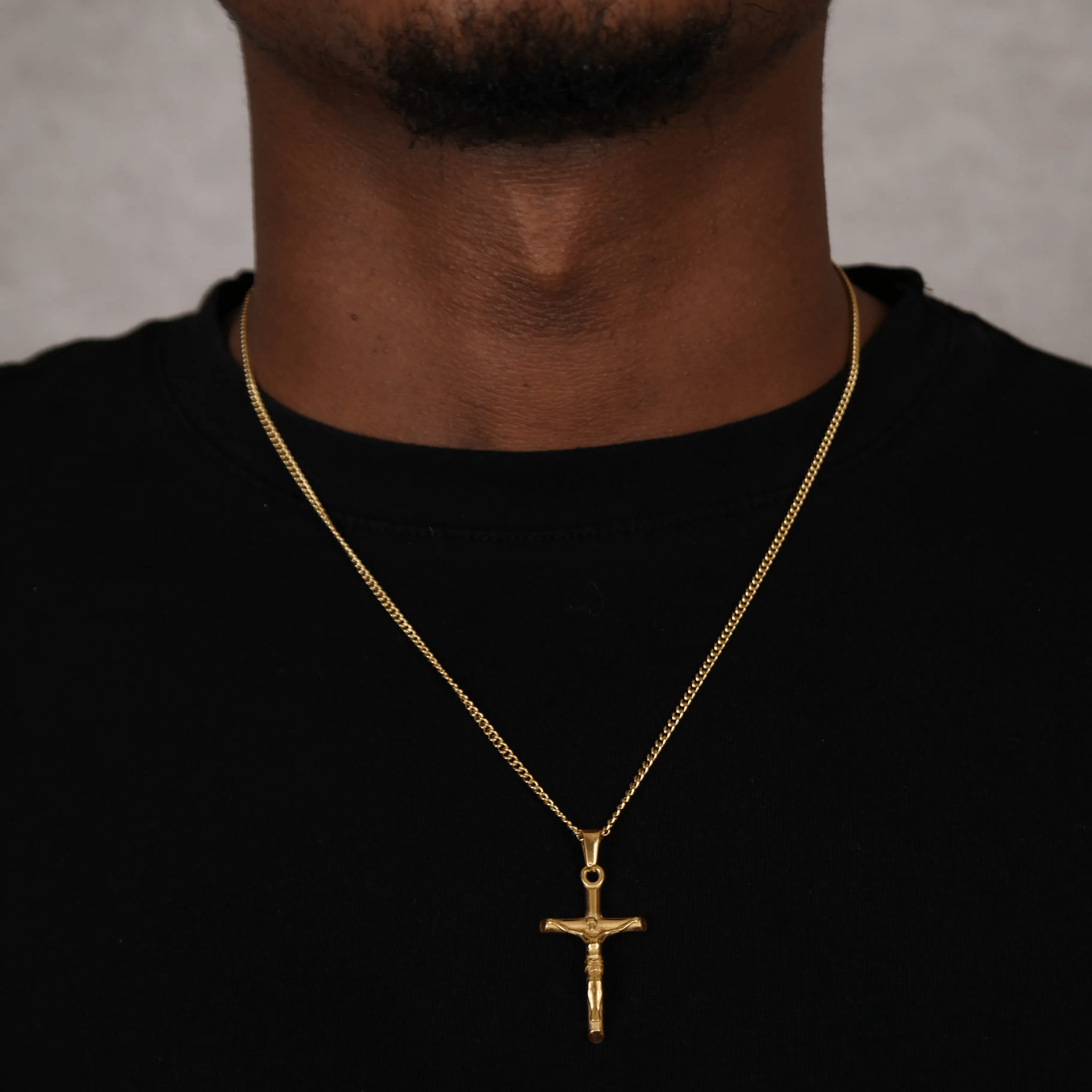 Small Cross Pendant (Gold) - DeRuiterDR.