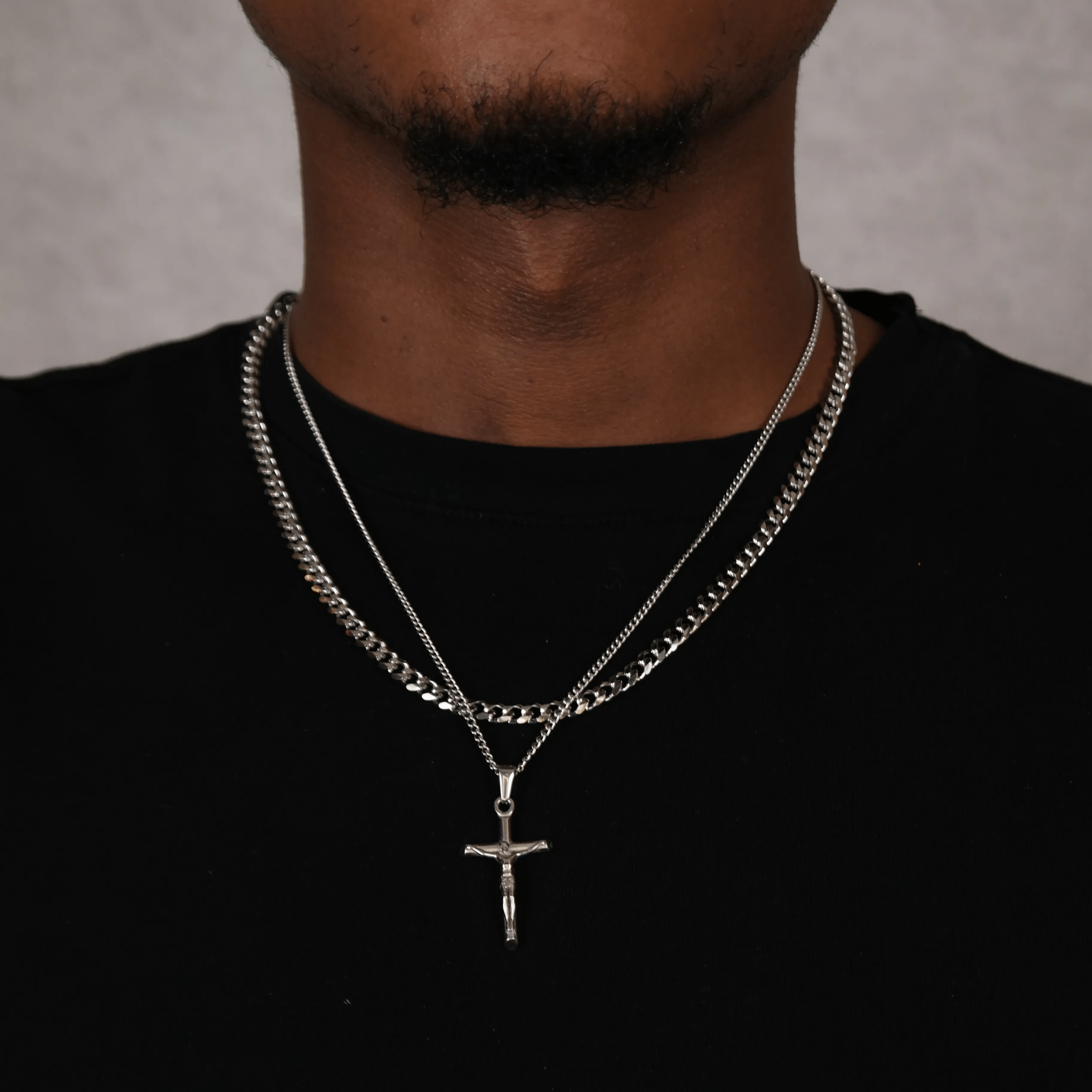 Small Cross Pendant (Silver) - DeRuiterDR.